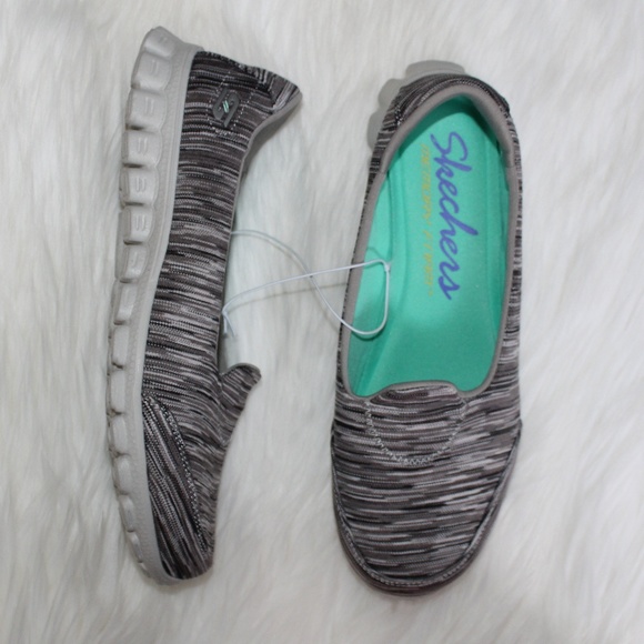 gray skechers memory foam